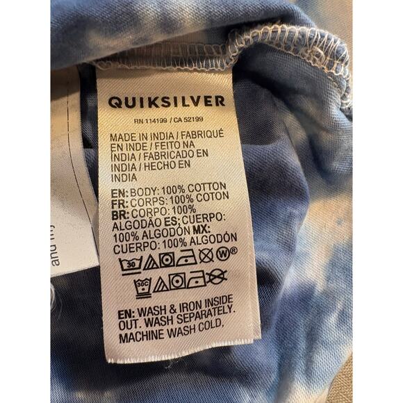 Boys quick silver tie dye hoodie size 12 - Picture 6 of 7